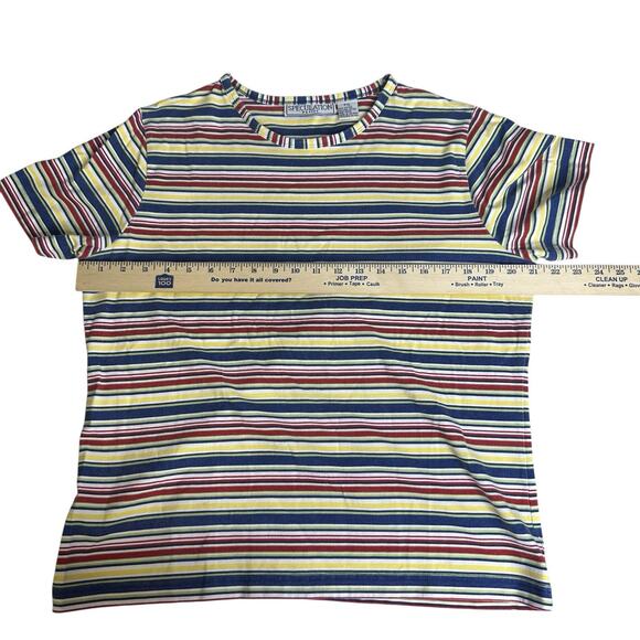 Speculation Petite Women’s Short Sleeve Striped Shirt PXL Lot of 2 - Picture 10 of 10